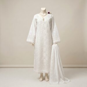 Luxury Chikankari 3-Piece Set